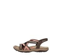 Skechers - Reggae Slim - Simply Stretch Sandales - Femme - Chaussures - Brun - Taille: 36 EU