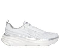 Skechers Relaxed Fit: D'Lux Vapor - Cool Breeze Chaussures Moyen Width en Blanc/Argent, Pointure 38.5, Vegan, Lavable en machine
