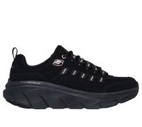 Skechers Chaussures femme D'lux Walker 2.0 Golden Step Cuir noir Bordure or rose 39 EU