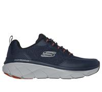 Skechers Relaxed Fit: D'Lux Walker 2.0 - Steadyway Chaussures Moyen Width en Bleu Marine/Orange, Pointure 45, Vegan, Lavable en machine