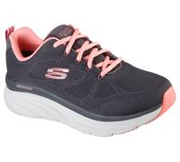Skechers Relaxed Fit: D'Lux Walker - Get Oasis Shoes Moyen Width en Gris Anthracite/Corail, Pointure 40, Vegan