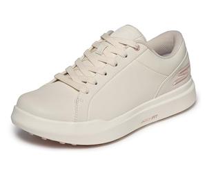 Skechers Relaxed Fit GO Drive 6 Chaussures de Golf imperméables pour Femme sans Crampons, Couleur Naturelle, 39 EU
