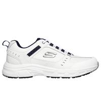 Skechers Relaxed Fit: Oak Canyon - Redwick Chaussures Moyen Width en Blanc/Bleu Marine, Pointure 40