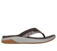 Skechers Relaxed Fit: Silva - Falco Chaussures Moyen Width en Brun, Pointure 43, Vegan