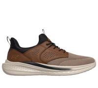 Skechers Relaxed Fit: Slade - Breyer Chaussures Moyen Width en Brun/Brun Clair, Pointure 41, Vegan