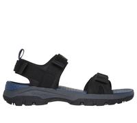 Skechers Homme Tresmen Ryer Sandales, Black Mesh/Synthetic, 43 EU