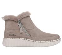 Skechers Relaxed Fit: Wilshire Blvd - Fresh Zip Shoes Moyen Width en Taupe, Pointure 36