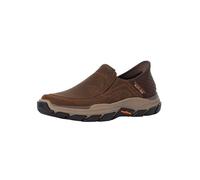 Skechers Respecté - Holmgren Slip-in MocassinHomme | Décontracté, à enfiler, coupe décontractée, mousse à mémoire de forme refroidie à l'air, tapis Goga Arch