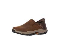 Skechers Mocassins mains libres Elgin pour femme, marron, 13 X-Wide