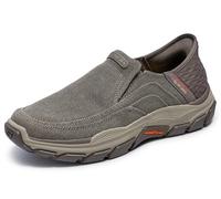 Skechers Mocassins à enfiler Respected-Holmgren pour homme Taupe Taille 13 US