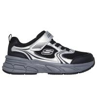 Skechers Retro-Graph Chaussures Moyen Width en Argent/Noir, Pointure 35.5, Lavable en machine