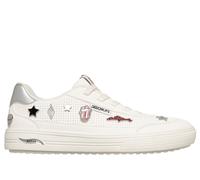 Skechers Rolling Stones: Arch Fit Arcade - Rolling Studz Chaussures Moyen Width en Blanc, Pointure 37