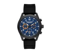 Skechers Roscoe SR5284 Montre chronographe en silicone Noir