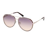 Skechers Rounded Metal Aviator Lunettes de soleil en Brun