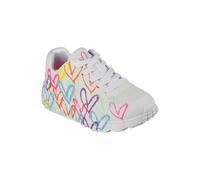 SKECHERS Rue Uno Spreat The Amour Baskets Fille Jgoldcrown Blanc
