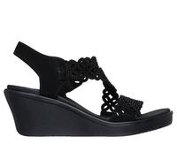 Skechers Rumble On - Sassier Dayz Chaussures Moyen Width en Noir, Pointure 38, Vegan