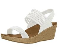 Skechers Rumblers Sci-FI Sandales compensées pour Femme, Liège Blanc Sale, 40 EU