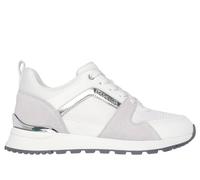Skechers Runway - Posh Gal Chaussures Moyen Width en Blanc/Argent, Pointure 38.5