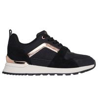 Skechers Runway - Posh Gal Chaussures Moyen Width en Noir/Or Rose, Pointure 36