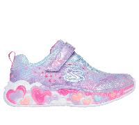 Skechers S-Lights: Eternal Heart Lights Chaussures Moyen Width en Lavande, Pointure 35