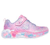 Skechers S-Lights: Eternal Heart Lights Chaussures Moyen Width en Rose Clair, Pointure 33