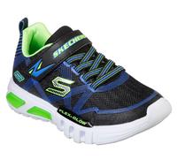 Skechers S Lights: Flex-Glow Chaussures Moyen Width en Noir/Vert-Lime, Pointure 37, Vegan