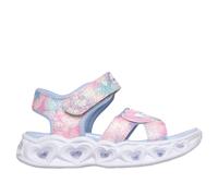 Skechers S-Lights: Heart Lights Sandal - Heart Beam Chaussures Moyen Width en Argent, Pointure 22