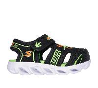 Skechers S-Lights: Hypno-Flash - Hydro-Fun Chaussures Moyen Width en Noir/Vert-Lime, Pointure 23