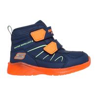 Skechers S-Lights: Illumi-Brights - Splash Beams Chaussures Moyen Width en Bleu Marine/Orange, Pointure 22