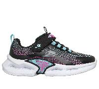 Skechers S-Lights: Kinetic-Lights - Where's My ? Chaussures Moyen Width en Noir, Pointure 29