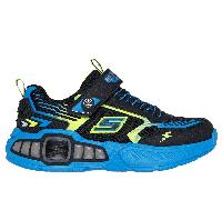Skechers S-Lights: Light Storm 3.0 Chaussures Moyen Width en Noir/Vert-Lime, Pointure 33.5