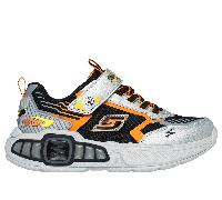 Skechers S-Lights: Light Storm 3.0 Shoes Moyen Width en Argent/Noir, Pointure 33