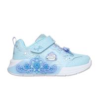 Skechers S-Lights: Lil Princess Steps Chaussures Moyen Width en Bleu Clair, Pointure 22