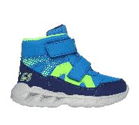 Skechers S-Lights: Magna-Lights - Thunder Squad Shoes Moyen Width en Bleu Marine/Vert-Lime, Pointure 22