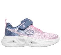 Skechers S-Lights: Sola Glow 2.0 - Dazzle Steps Chaussures Moyen Width en Gris/Rose, Pointure 33