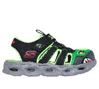 Skechers S-Lights: Thermo-Flash - Hydro-Flare Chaussures Moyen Width en Noir/Vert-Lime, Pointure 29