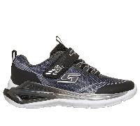 Skechers S Lights: Tri-Namics 2.0 Chaussures Moyen Width en Noir/Argent, Pointure 32