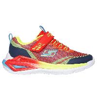 Skechers S Lights: Tri-Namics 2.0 Chaussures Moyen Width en Rouge, Pointure 27