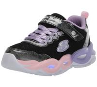 Skechers S Lights TWISTY GLOW 303717L Baskets LED pour fille Noir/multicolore, Bkmt Black Multi, 28 EU