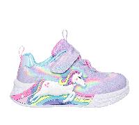 Skechers S-Lights: Unicorn Chaser Chaussures Moyen Width en Lavande, Pointure 25