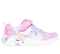 Skechers S-Lights: Unicorn Dreams - Wishful Magic Shoes Moyen Width en Rose/Turquoise, Pointure 33