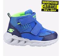 Skechers S Lumières : Magna-Lights Enfants Bébés Garçons Haut Sport Baskets Bleu