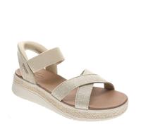 Skechers Sandales à enfiler Sun Ray-Bright Take mains libres pour femme, naturel, 38 EU