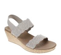 Skechers - Sandales BEVERLEE TIMELESS TOUCH - Femme (38 FR) (Taupe)