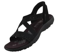 Skechers Sandales classiques pour Femme 163574-BBK Noir 37