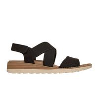 Skechers Sandales Compensées Arch Fit Oasis Réglables Noir UK