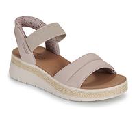 Skechers BOBS SUN RAY, Sandale Femmes, TAUPE,