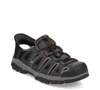 Skechers USA Men's Men's Tresmen-Norvick Fisherman Sandal, Black, 12