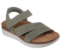 Skechers Sandales Lifted Comfort pour Femme – Vert Olive – 40 EU