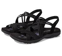 Skechers Sandales Desert Kiss Hi pour femme, Black Gore, 35 EU